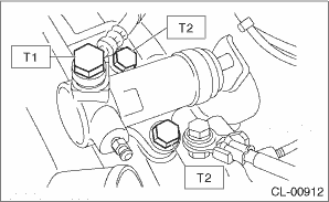 Subaru Legacy Service Manual - Installation - Operating cylinder