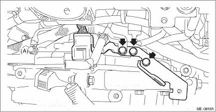 Subaru Legacy Service Manual - Removal - Engine assembly