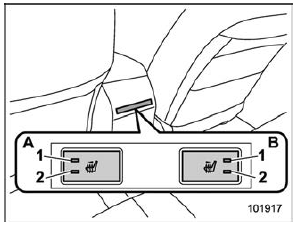 Rear seat heater (if equipped)