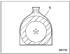 Storing with the tire bag (Outback)