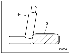 Storing with the tire bag (Outback)