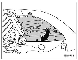 Front fog light (if equipped)