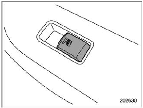 Passenger's side power window switches
