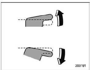 Operating the rear passenger's windows