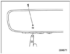 Programming a New HomeLink button
