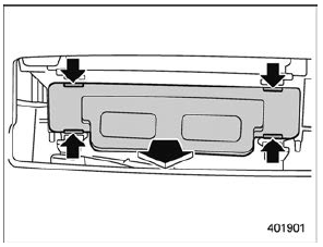 Replacing an air filter