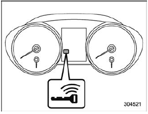 Access key warning indicator