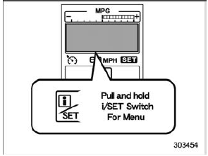 Menu screen entering screen