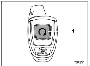 Remote engine starter transceiver (fob)