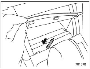 Shift lock release using the shift lock release portion