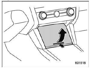 Shift lock release using the shift lock release portion
