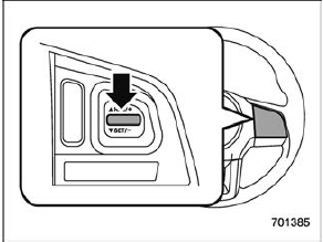 To set cruise control 