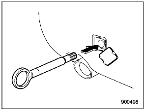 Rear towing hook (Outback)