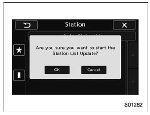 Update the station list