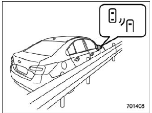 Safety tips regarding the BSD/RCTA approach indicator light/warning buzzer