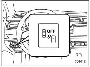 BSD/RCTA OFF switch